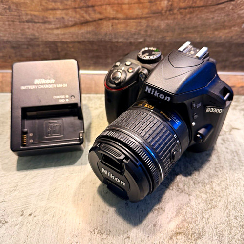 Nikon d3300 55mm vr - 18-55mm,