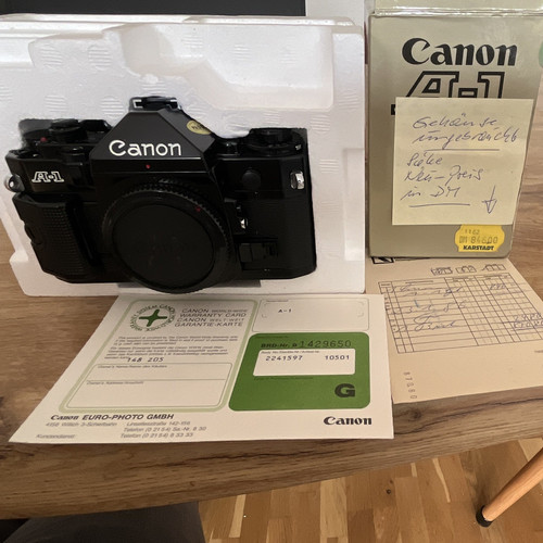 Canon analoge slr - canon, a-1